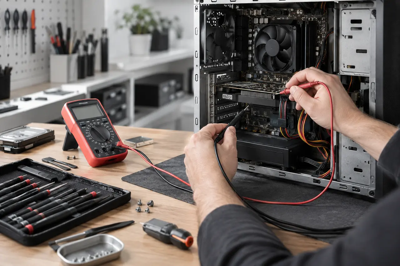 Reparatur und Diagnose in der Smart-Ackerschott Werkstatt